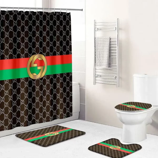 Gucci Bathroom Set Hypebeast Home Decor Bath Mat Luxury Fashion Brand