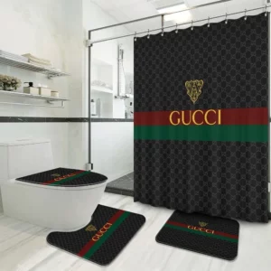 Gucci Bathroom Set Luxury Fashion Brand Hypebeast Home Decor Bath Mat