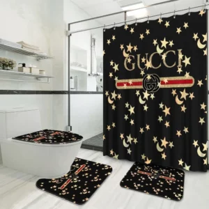 Gucci Bathroom Set Home Decor Hypebeast Bath Mat Luxury Fashion Brand