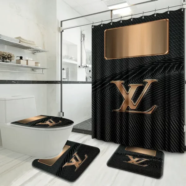 Louis Vuitton Bathroom Set Hypebeast Luxury Fashion Brand Home Decor Bath Mat