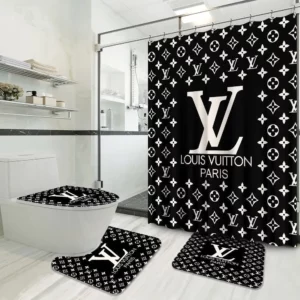 Louis Vuitton Bathroom Set Bath Mat Hypebeast Home Decor Luxury Fashion Brand