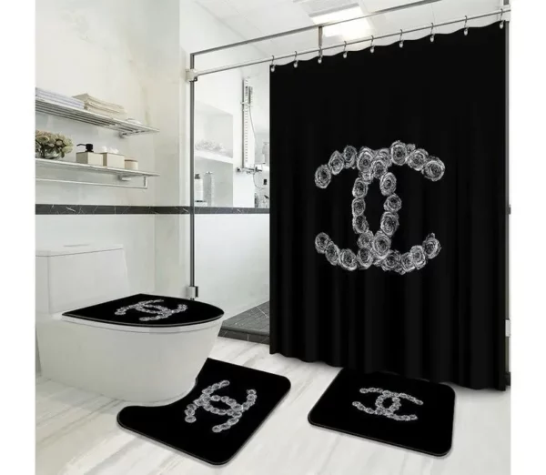 Chanel Bathroom Set Hypebeast Home Decor Luxury Fashion Brand Bath Mat