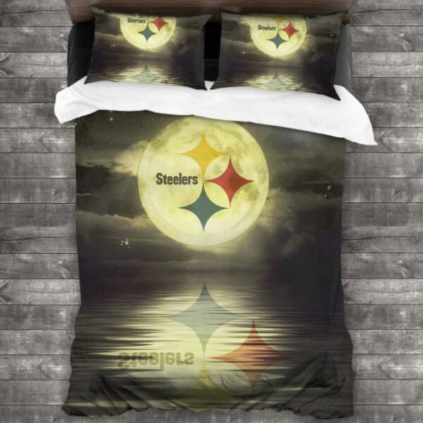 Pittsburgh Steelers Logo Type 65 Bedding Sets Sporty Bedroom Home Decor