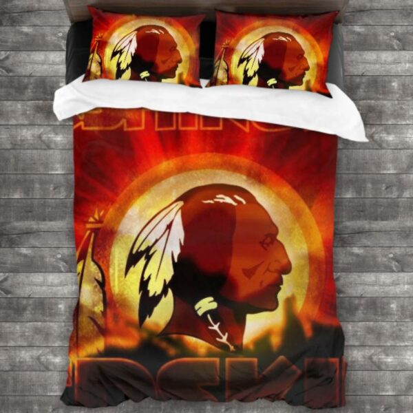 Nfl Washington Redskins Football Team Logo Type 66 Bedding Sets Sporty Bedroom Home Decor