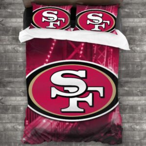 San Francisco 49Ers Logo Type 67 Bedding Sets Sporty Bedroom Home Decor