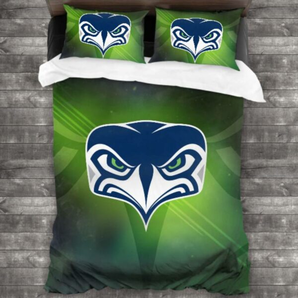 Seattle Seahawks Logo Type 71 Bedding Sets Sporty Bedroom Home Decor