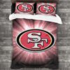 Nfl San Francisco 49Ers Logo Type 190 Bedding Sets Sporty Bedroom Home Decor