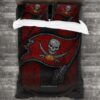 Tampa Bay Buccaneers Logo Type 198 Bedding Sets Sporty Bedroom Home Decor