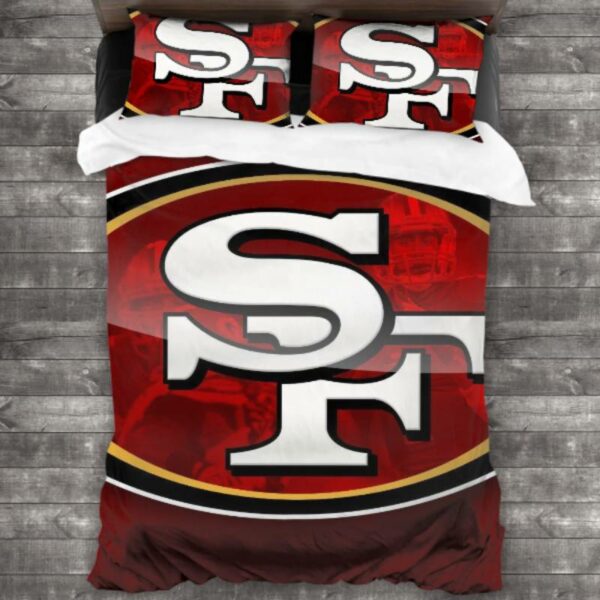 San Francisco 49Ers Logo Type 203 Bedding Sets Sporty Bedroom Home Decor