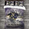 Baltimore Ravens Logo Type 205 Bedding Sets Sporty Bedroom Home Decor