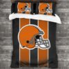 Cleveland Browns Logo Type 286 Bedding Sets Sporty Bedroom Home Decor