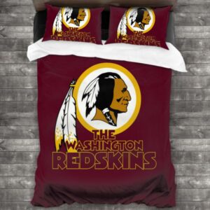 Washington Redskins Football Team Logo Type 344 Bedding Sets Sporty Bedroom Home Decor