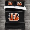 Cincinnati Bengals Logo Type 353 Bedding Sets Sporty Bedroom Home Decor