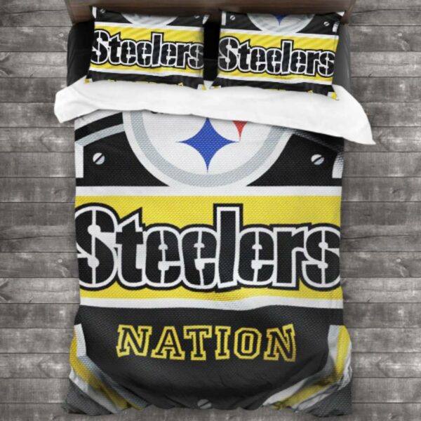 Pittsburgh Steelers Logo Type 447 Bedding Sets Sporty Bedroom Home Decor