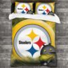 Pittsburgh Steelers Logo Type 449 Bedding Sets Sporty Bedroom Home Decor