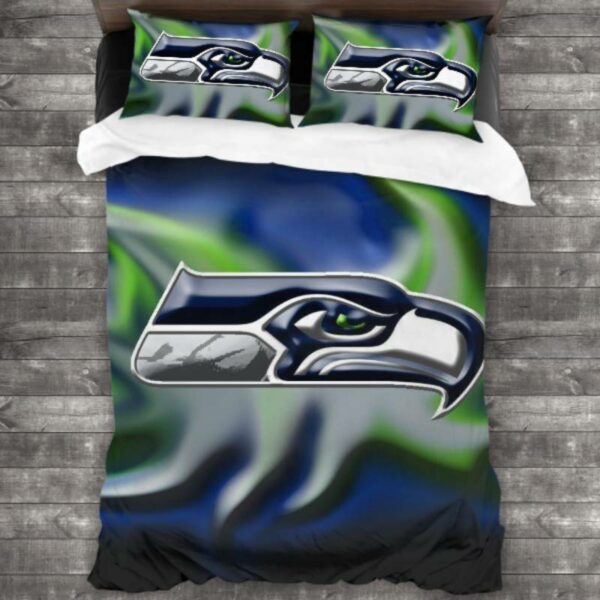 Seattle Seahawks Logo Type 450 Bedding Sets Sporty Bedroom Home Decor