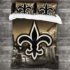 Nfl New Orleans Saints Logo Type 530 Bedding Sets Sporty Bedroom Home Decor