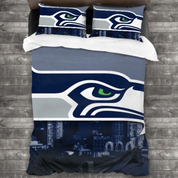 Seattle Seahawks Logo Type 531 Bedding Sets Sporty Bedroom Home Decor