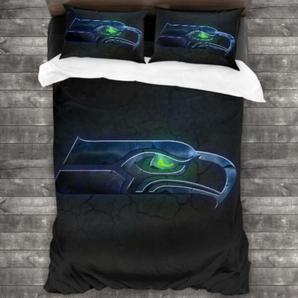 Seattle Seahawks Logo Type 588 Bedding Sets Sporty Bedroom Home Decor