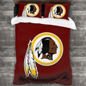 Washington Redskins Football Team Logo Type 591 Bedding Sets Sporty Bedroom Home Decor