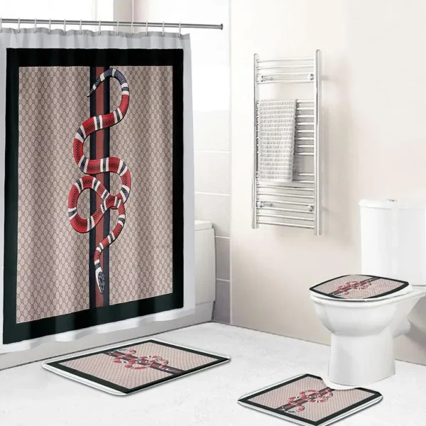 Gucci Bathroom Set Bath Mat Hypebeast Luxury Fashion Brand Home Decor