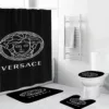 Versace Basic Big Whitein Black Bathroom Set Hypebeast Home Decor Luxury Fashion Brand Bath Mat