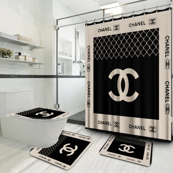 Chanel Bathroom Set Home Decor Luxury Fashion Brand Hypebeast Bath Mat