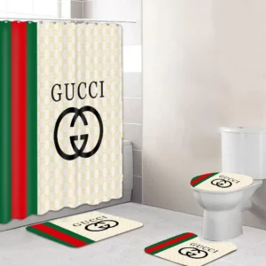 Gucci Yellow Bathroom Set Home Decor Bath Mat Hypebeast Luxury Fashion Brand