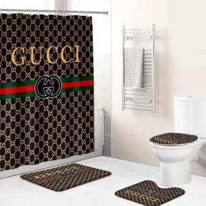 Gucci Bathroom Set Luxury Fashion Brand Hypebeast Bath Mat Home Decor