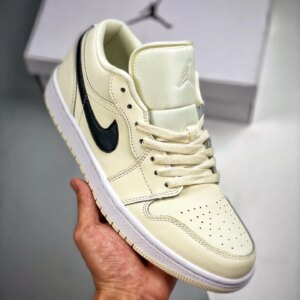 Air Jordan 1 Low Coconut Milk Black-White DC0774-121 For Sale