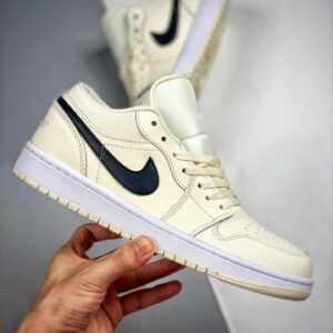 Air Jordan 1 Low Coconut Milk Black-White DC0774-121 For Sale