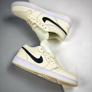 Air Jordan 1 Low Coconut Milk Black-White DC0774-121 For Sale