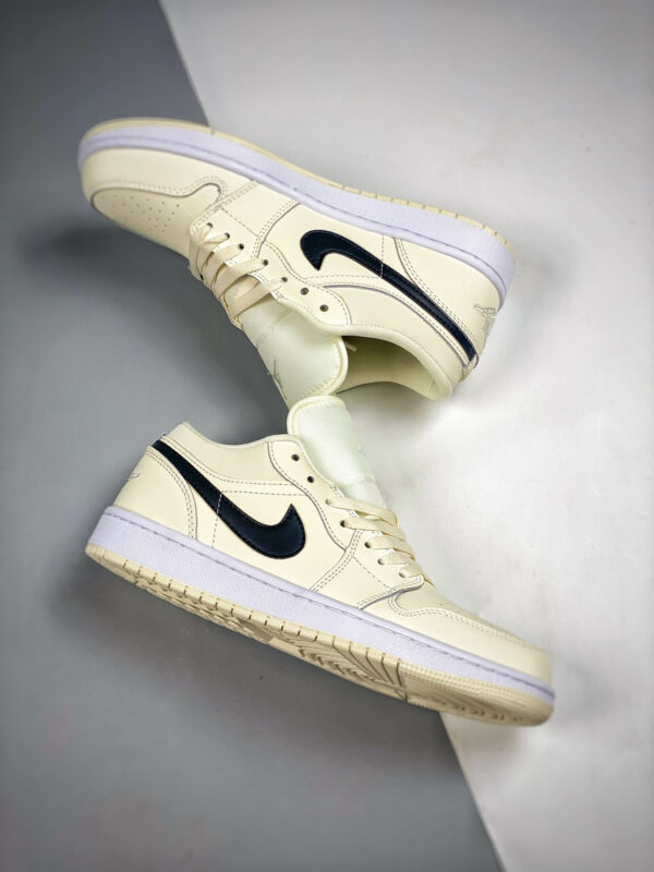 Air Jordan 1 Low Coconut Milk Black-White DC0774-121 For Sale