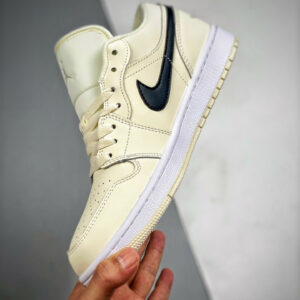 Air Jordan 1 Low Coconut Milk Black-White DC0774-121 For Sale