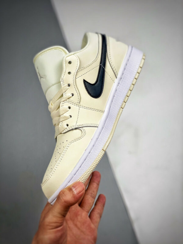 Air Jordan 1 Low Coconut Milk Black-White DC0774-121 For Sale