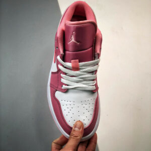 Air Jordan 1 Low Desert Berry Coral Chalk-White 553560-616 For Sale