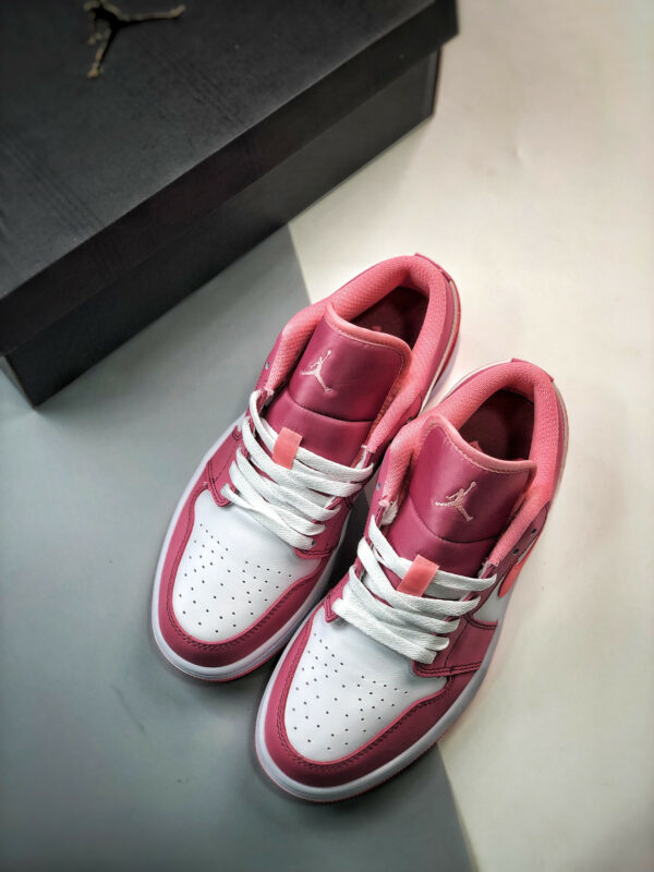 Air Jordan 1 Low Desert Berry Coral Chalk-White 553560-616 For Sale