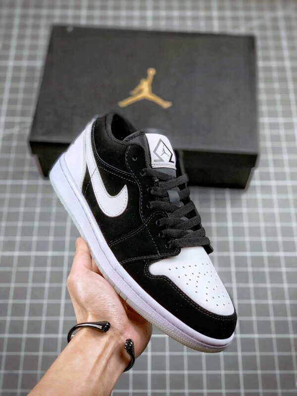 Air Jordan 1 Low SE Diamond Black Multi-Color White For Sale