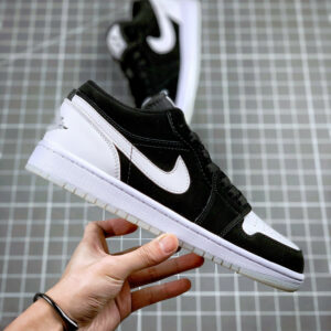 Air Jordan 1 Low SE Diamond Black Multi-Color White For Sale