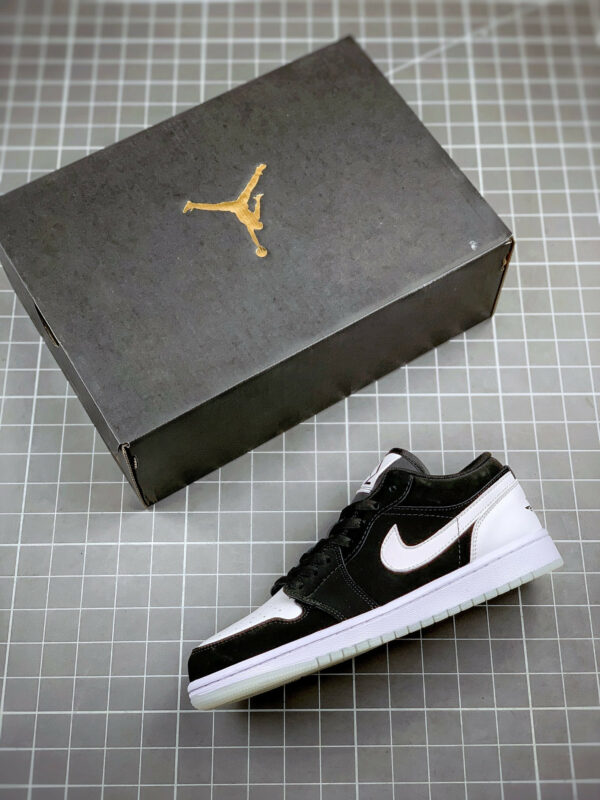 Air Jordan 1 Low SE Diamond Black Multi-Color White For Sale