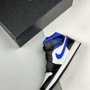 Air Jordan 1 Mid Black White Royal 554724-140 For Sale