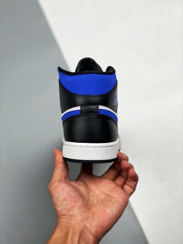 Air Jordan 1 Mid Black White Royal 554724-140 For Sale