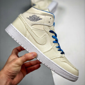 Air Jordan 1 Mid Sanddrift Midnight Navy-White-Sail DM9126-104 For Sale