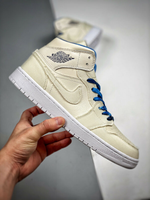 Air Jordan 1 Mid Sanddrift Midnight Navy-White-Sail DM9126-104 For Sale