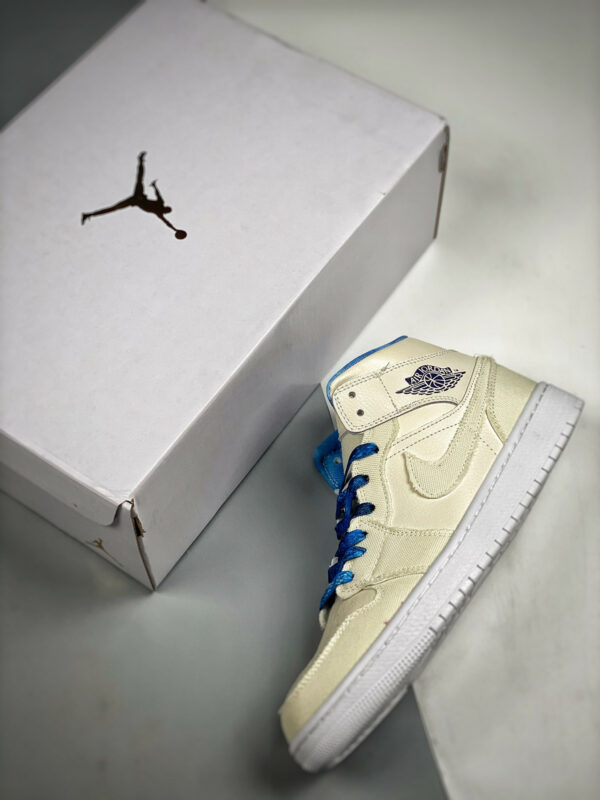 Air Jordan 1 Mid Sanddrift Midnight Navy-White-Sail DM9126-104 For Sale