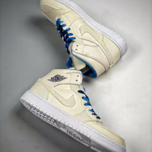 Air Jordan 1 Mid Sanddrift Midnight Navy-White-Sail DM9126-104 For Sale