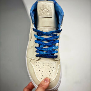 Air Jordan 1 Mid Sanddrift Midnight Navy-White-Sail DM9126-104 For Sale