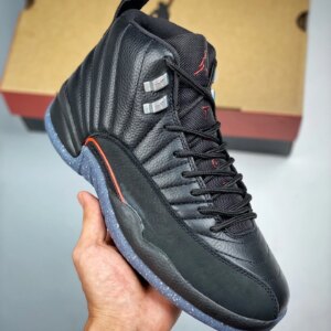 Air Jordan 12 Utility Black Black-Bright Crimson-White For Sale