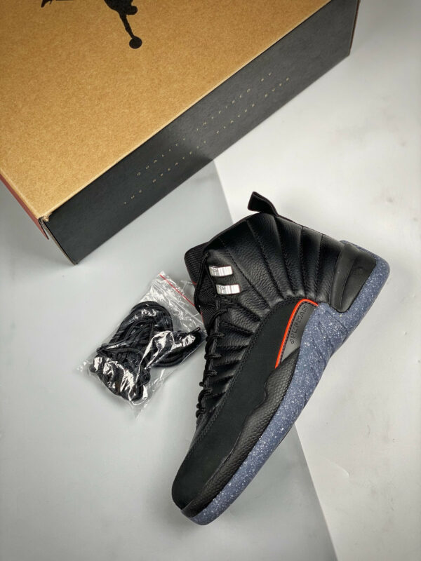 Air Jordan 12 Utility Black Black-Bright Crimson-White For Sale