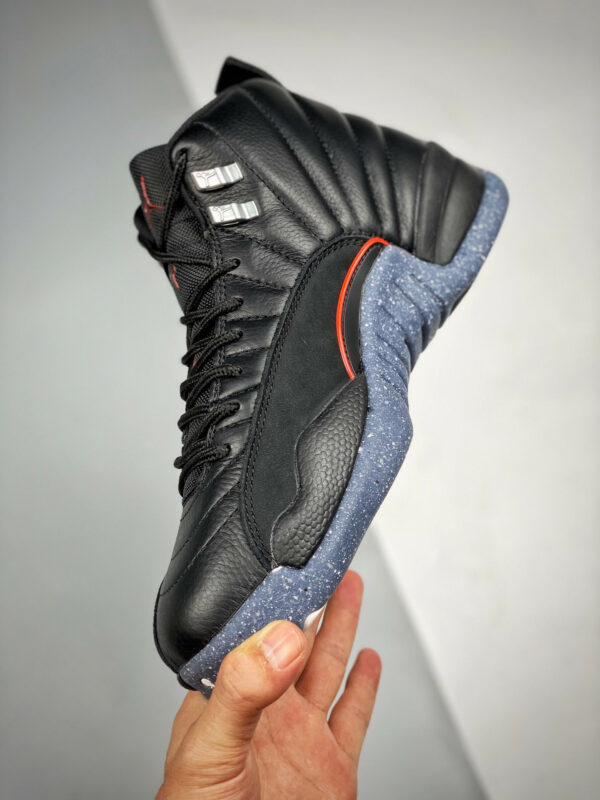 Air Jordan 12 Utility Black Black-Bright Crimson-White For Sale